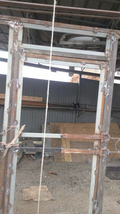 Каркас откатных варот.