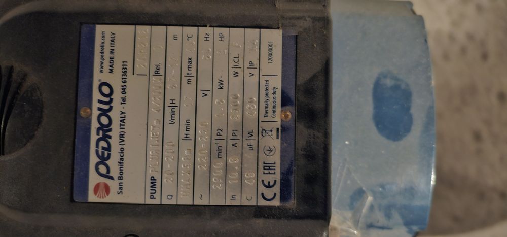 Продам насос  Pedrollo 4/200x