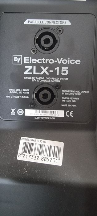 Electrovoice ZLX 15 8 ohm 250w rms