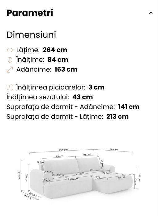 Canapea noua moderna