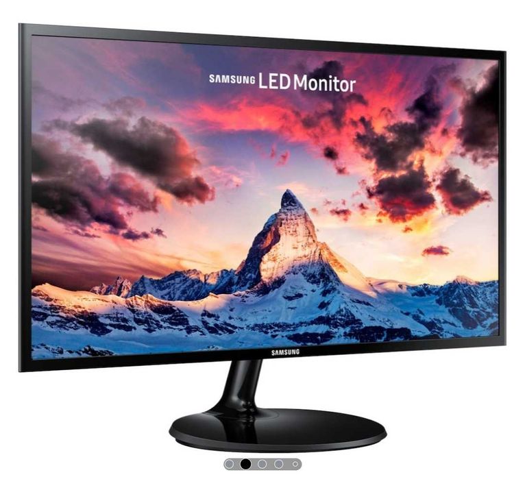 Monitor Gaming LED PLS Samsung 23.5", Full HD, HDMI, FreeSync, Game Mode, Flicker Free, Slim, Negru, LS24F354FHU