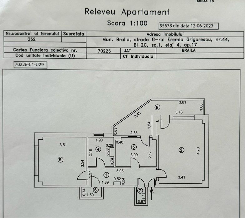 Apartament 2 camere cu pod - zona Garii