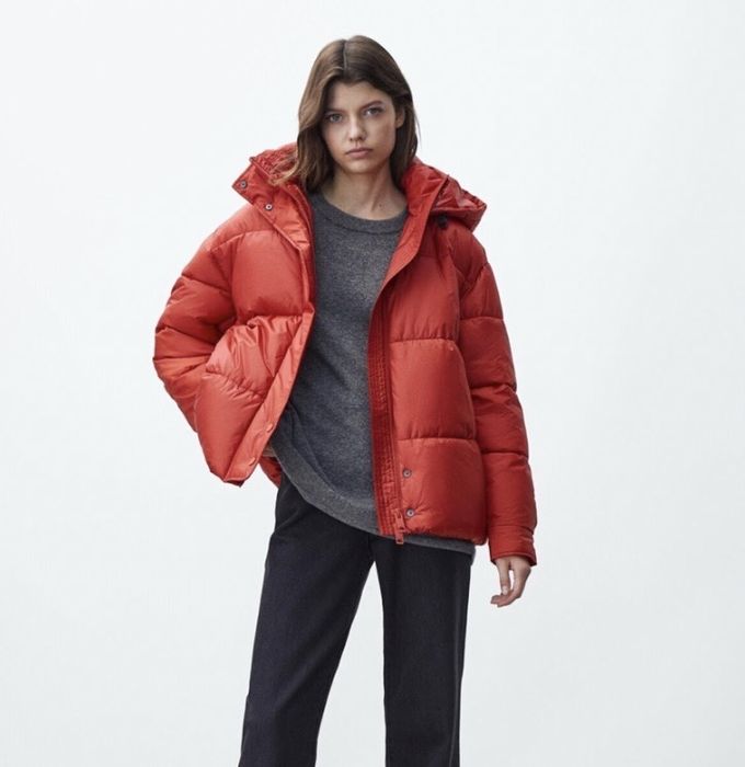 пуховик зимняя куртка massimo dutti