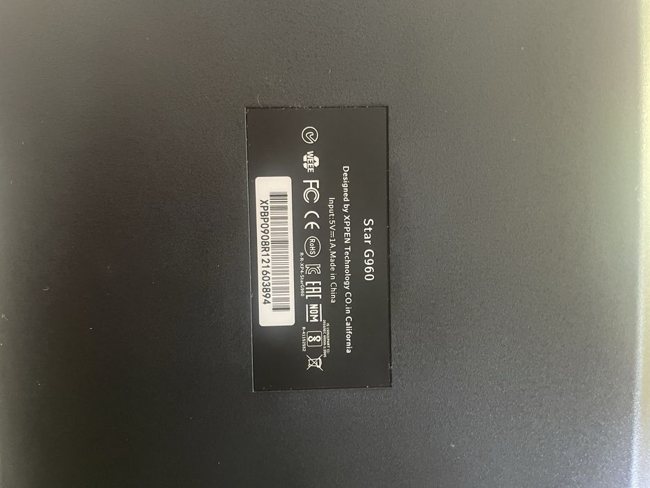 Графический планшет XP PEN G960