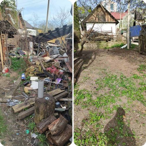 Уборка терририи и вывоз мусора.