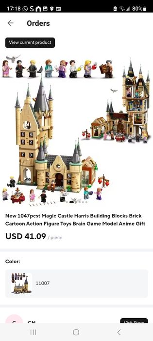 Lego Harry Potter Castelul Hogwards (AliExpress)