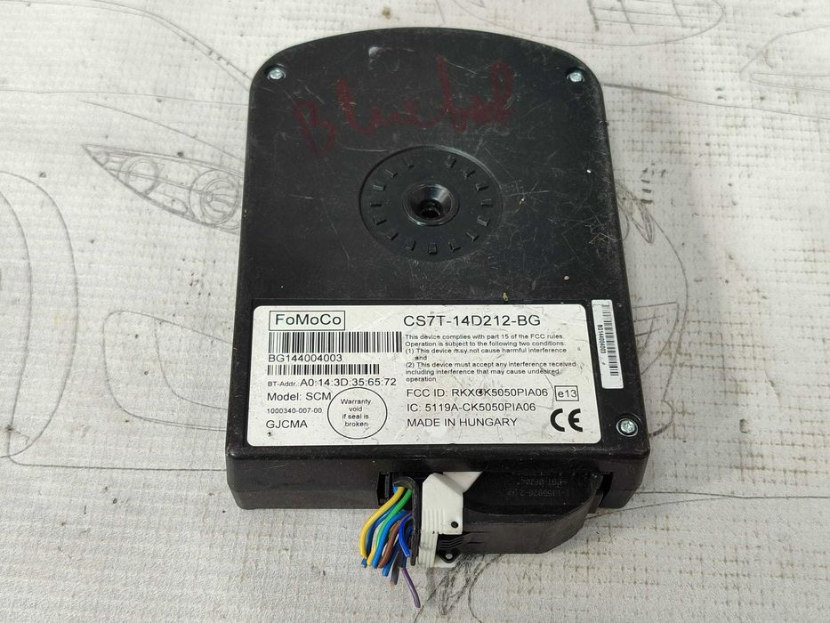 Modul Bluetooth și comandă vocală - SCM Ford Galaxy COD: CS7T-14D212-BG 2015 / [2006-2015] / (5G3)