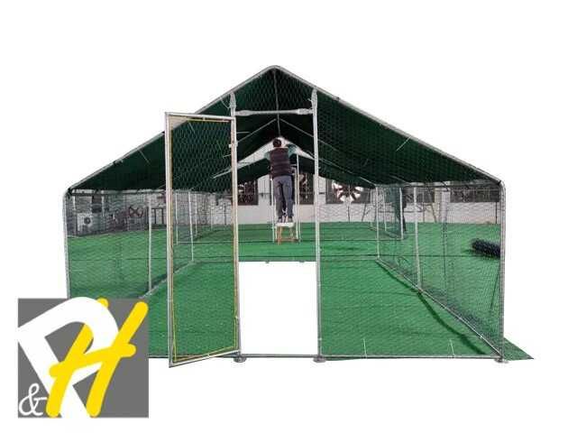 3х8м - 24 кв - птичарник / клетка за пилета