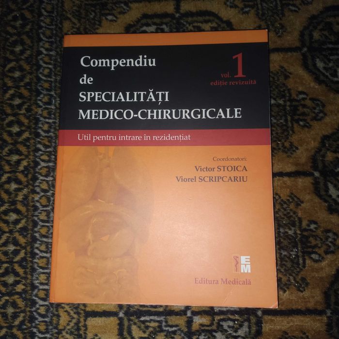 Compendiu de Specialități Medico-Chirurgicale (Vol 1+2) +Teste grila
