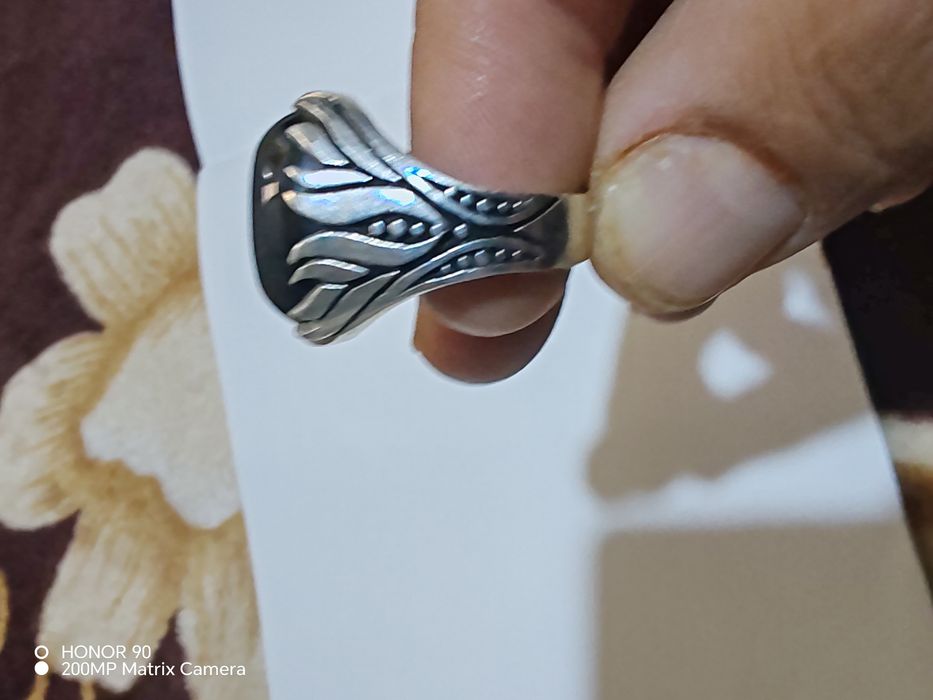 Серебро мужской С натурални Камней