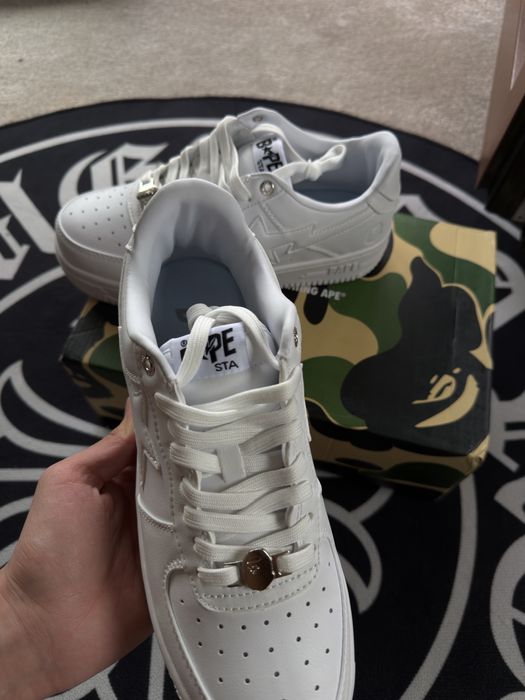 Bapesta triple Black sau triple whitee