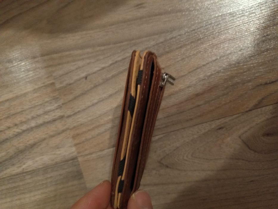 Portofel din piele maro