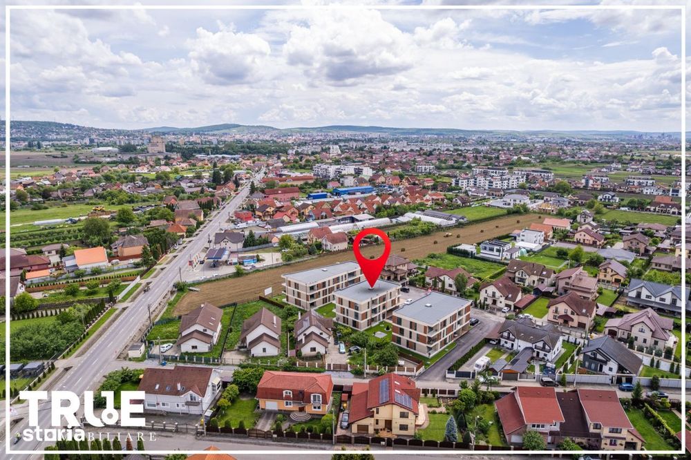 Ap. cu 2 camere, 54m² + terasă, bloc nou, HS Residence!