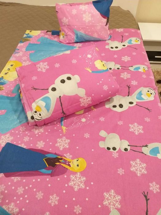 Бебешки спални комплекти - завивка/плик,долен чаршаф и калъфка