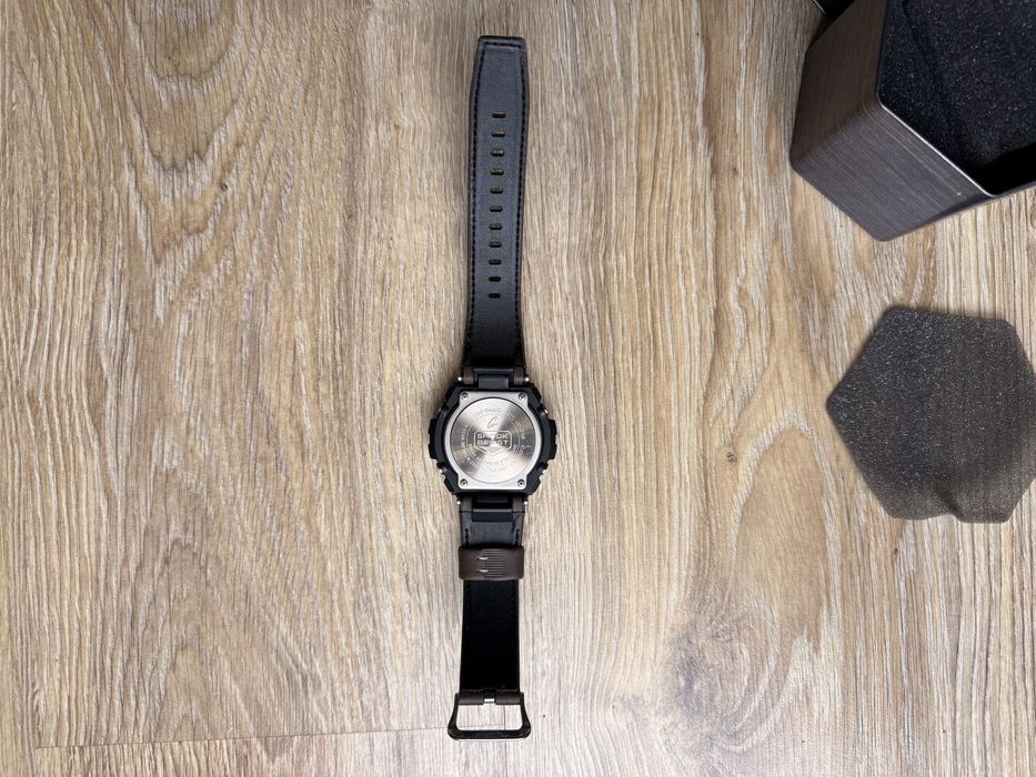 Casio G-Shock GST-210B-4AER Кожена + Гумена Каишка