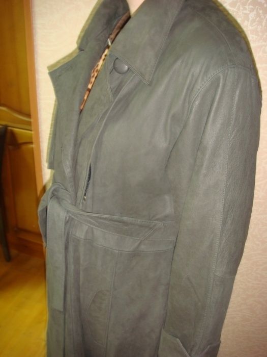 Плащ кожаный женский (Сделано в Корее)