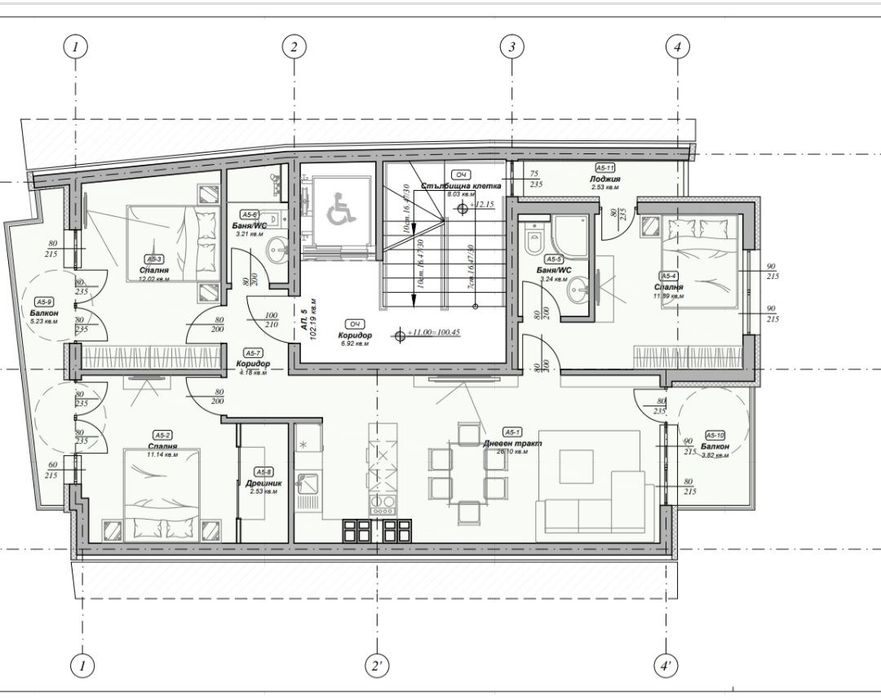 4-стаен в Варна- площ 139 цена 251600