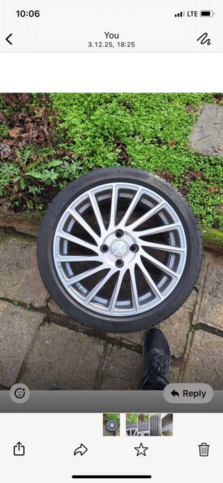 Гуми с джанти за Пежо нов внос