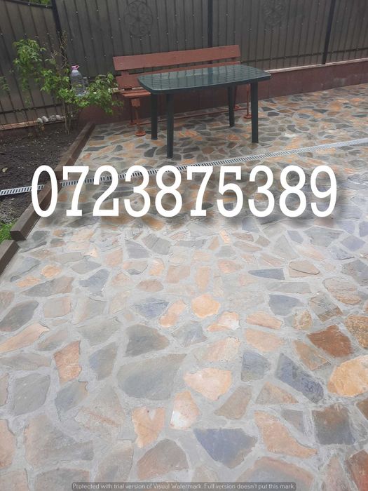 Amenajări Curți cu Piatră de Carieră Naturală