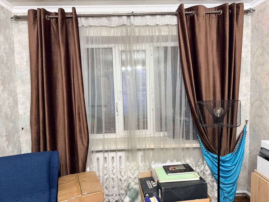 Шторы с гардиной