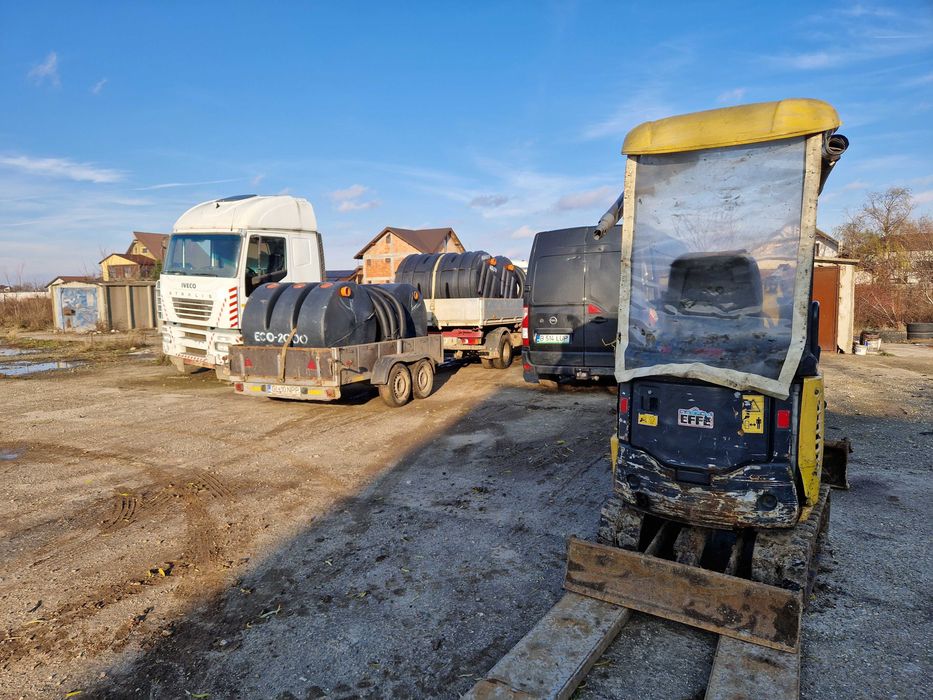 Miniexcavator, bobcat, buldoexcavator