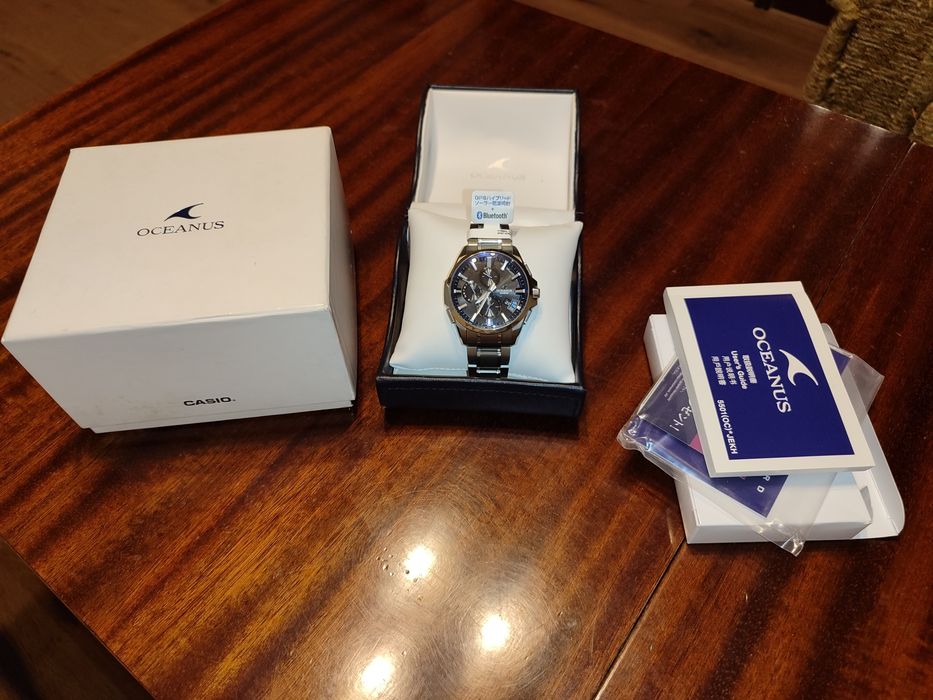 Чсовник Casio Oceanus OCW-G2000-1AJF,GPS, Bluetooth,Titanium,Sapphire.