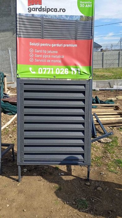 Jaluzele gard lamele tip Z, sipca grosime 0.5 0.6 GARANTIE 15 ANI
