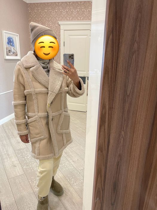 Натуральная дубленка новая!