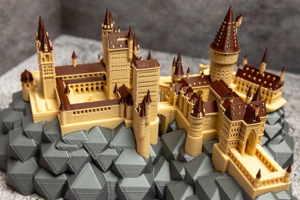 Замок Хогвартс из вселенной Гарри Поттера