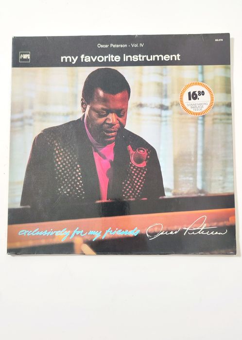 Disc Vinil LP Jazz Oscar Peterson - My Favorite Instrument Vol. 4 MPS