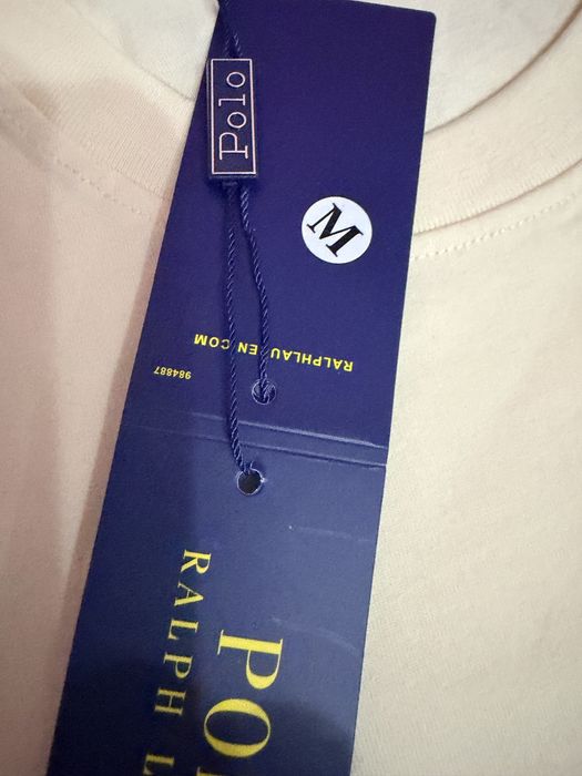 Tricou polo ralph lauren crem M