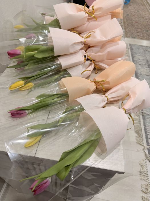 Тюльпаны по 600 тнг