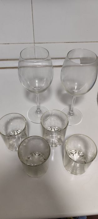 Стаканы, бокалы б/у