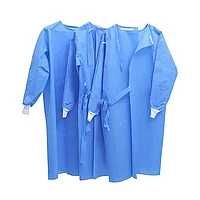 Комплект одноразового белья простыня халат маска шапка бахилы салфетки