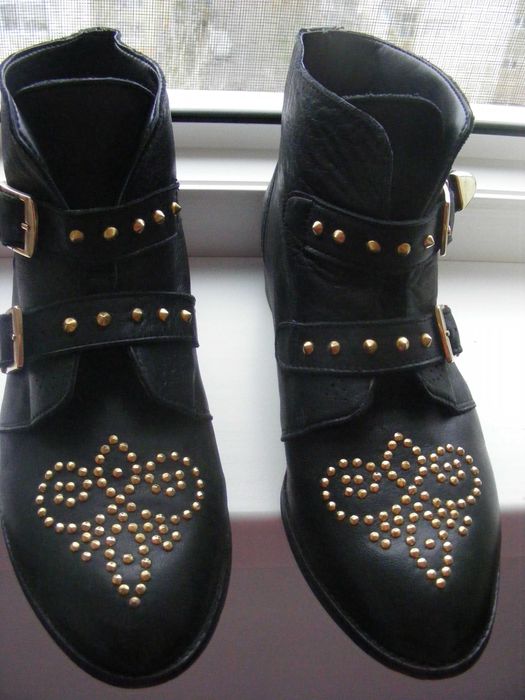 Ghete , botine - Stradivarius , cu tinte