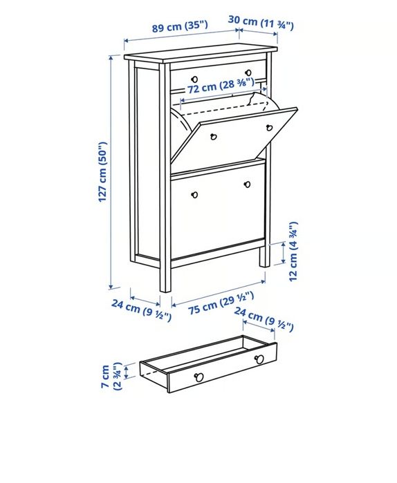Pantofar Ikea/ Dulap pantofi cu 2 compartimente