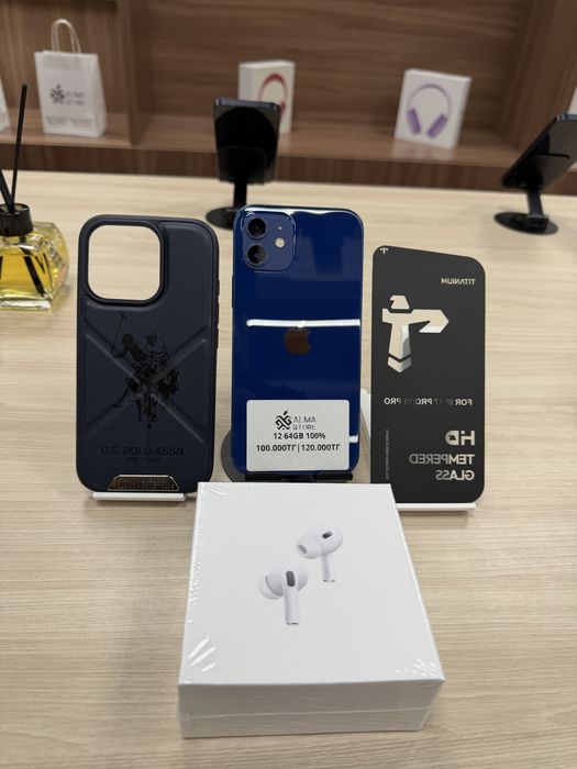 Айфон 12 64ГБ 100%/iPhone 12 64GB 100%