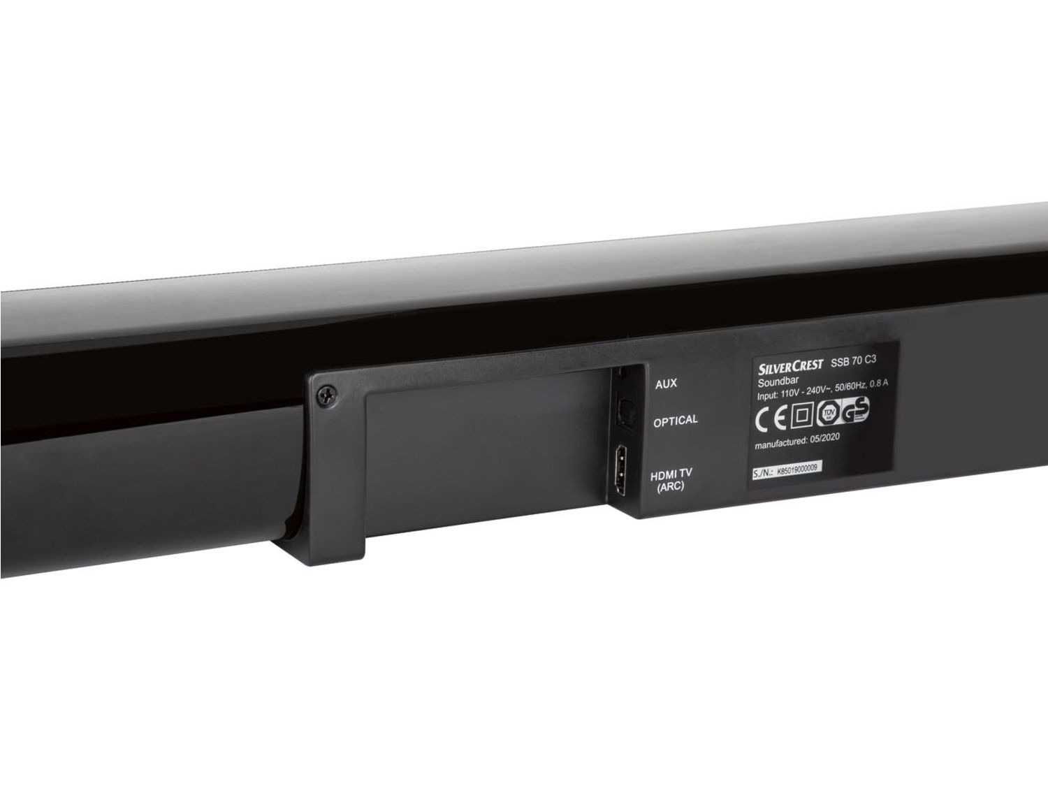 Silvercrest tv stereo sales soundbar