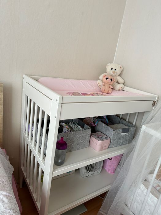 Бебешка кошара ИКЕА+шкаф за преповиване
