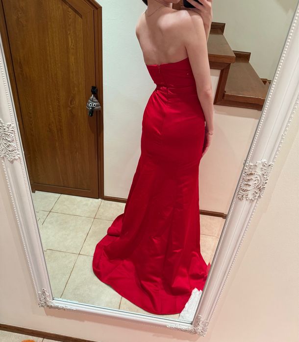 Cliche червена официална рокля