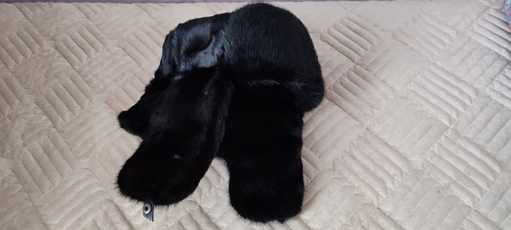 Норковая мужская шапка