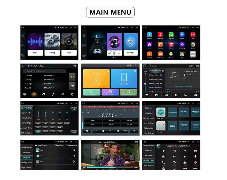 Navigatie VW Skoda Seat dedicata, Android 11, 7 inch, 64+ 2GB RAM