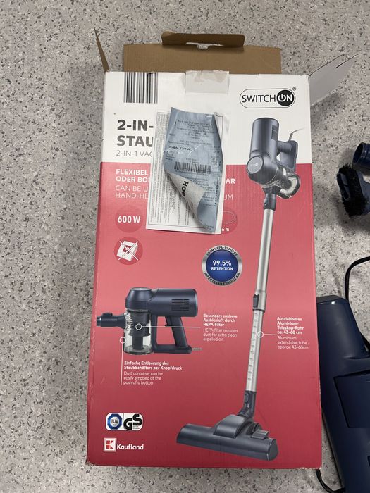 Прахосмукачка  Switch on 2in 1