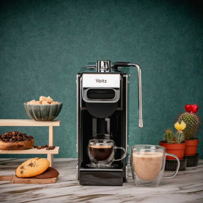 Еспресо машина 8в1 Oliver Voltz За капсули и мляно кафе, 1450W