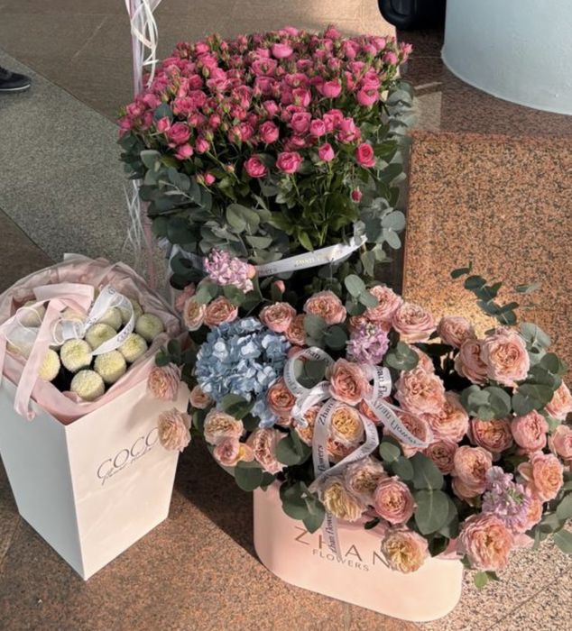 Цветы букет свежие