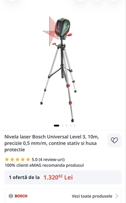 Laser Bosch universal level 3 nou