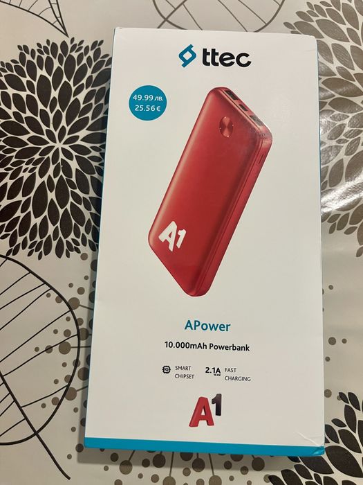 Преносима батерия ttec powerbank 10000 mAh