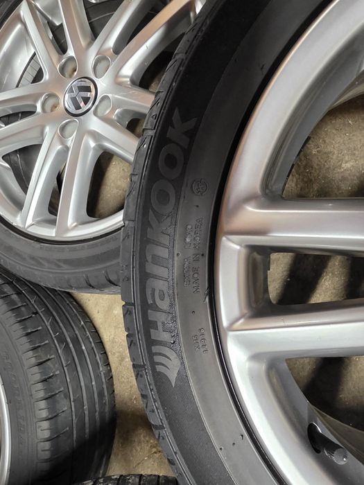 Джанти с гуми 5x112/17 цола стават за VW Golf, Passat, Sharan, Touran.