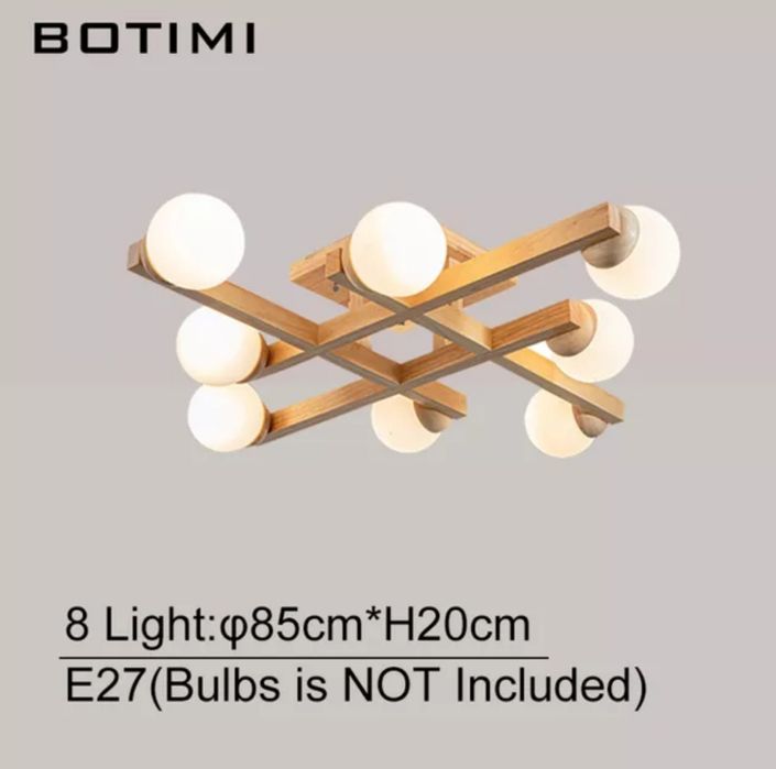 Стъклен абажур BOTIMI