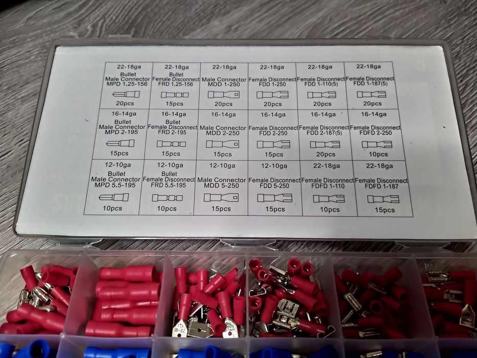 Set Papuci Electrici Izolati 280 Piese 20 Dimensiuni Tip Mama Tata